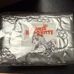 エニマイくじ 富江×ハローキティ D賞 マルチポーチ③ シルバー