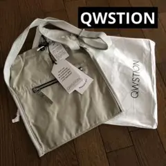 新品タグ付き【 QWSTION 】ミニ バケットバッグ
