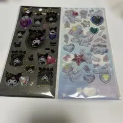 シナモロール &クロミ キラキララインストーンシール 2点　サンリオ