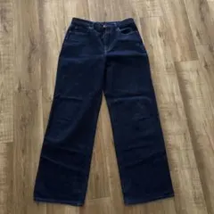 【美品】ユニクロ カイハラ ワイドストレートジーンズ インディゴ