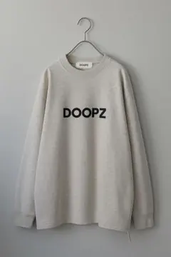 DOOPZ（ドープス） 裏起毛クルーネックスウェット／ベージュ／Sサイズ