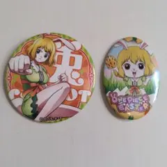 ワンピース　キャロット　輩缶バッジ　ワンピースタワーイースター缶バッジ