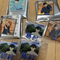 ハイキュー　アクリルキーホルダー　アクリルバッジ　影山　日向　及川