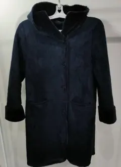 nano・universe ムートンコート M ネイビー