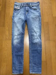 DIESEL 1979 SLEENKER スキニーダメージ加工 ストレッチ 濃紺