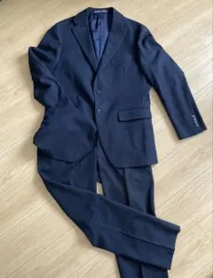 LES MUES ネイビー チェック柄 セットアップ