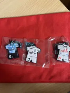 川崎フロンターレマルシーニョユニフォームラバーキーホルダー3点セット