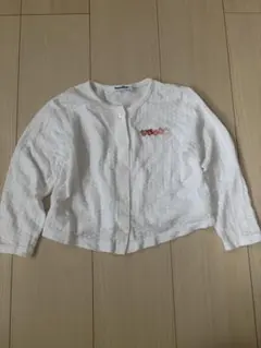 【さくらんぼ様ご専用】familiar カーディガン 100cm ホワイト