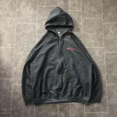 AAF Flanders刺繍ロゴ ジップパーカー 2XL グレー GILDAN