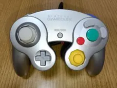 ⭕メンテ済⭕ ゲームキューブ コントローラー シルバー 後期型　1209A