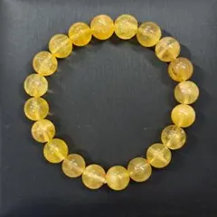 幸運の虹】アイリスシトリン 12.5mm 虹の煌めきが宿る大玉ブレスレット