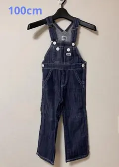Lee リー　ダークデニム オーバーオール　100cm