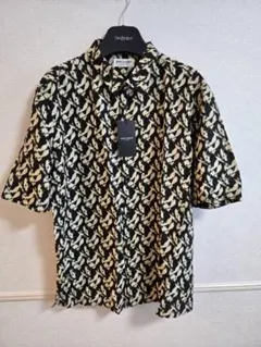SAINT LAURENT リーフ柄 半袖シャツ S 新品 定価132,000 - メルカリ