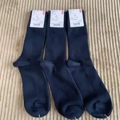 UNIQLO メンズソックス 26cm ネイビー 3足セットのサムネイル