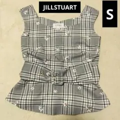 【JILLSTUART 】チェックデイジー柄刺繍【S】のサムネイル