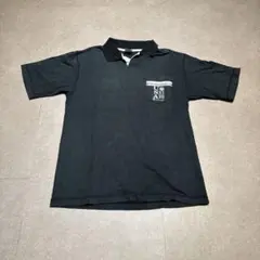 Champion チャンピオン　ポロシャツ　半袖　ポケット　黒　M 00s