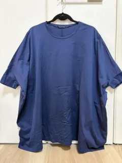 mizuiro ind 半袖 ドロップショルダーTシャツ ネイビーのサムネイル