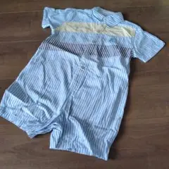 TOMMY HILFIGER ストライプロンパース 12-18ヶ月