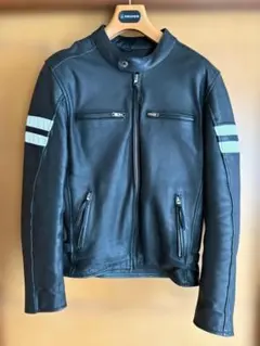 DEGNER デグナー パンチングメッシュレザー ライダースジャケット Mのサムネイル