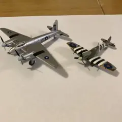 イギリス空軍 モスキート　スピットファイター 組立済み 1/144 f-tors