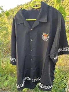 ボウリングシャツ 黒　メンズ KEGEL