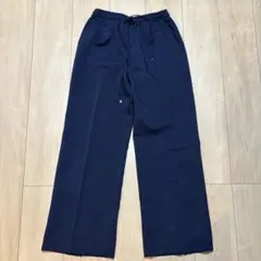 green label relaxing パンツ 36 ブラック センタープレス