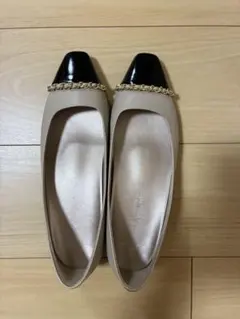 銀座かねまつ　ローヒールパンプス　23.5センチ