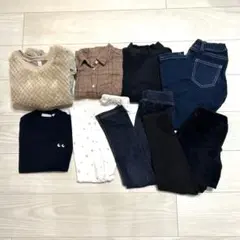 子供服 秋服 冬服 まとめ売り 120cm 8点セット UNIQLO 西松屋