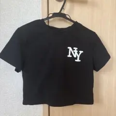 NYロゴ 半袖Tシャツ ブラック M