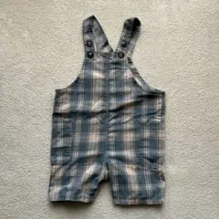 juo チェック柄オーバーオール 90cm