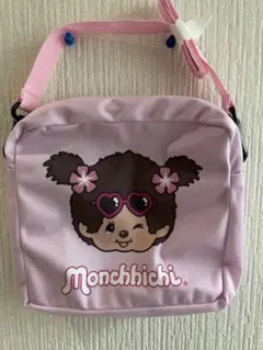 Monchhichi モンチッチ ショルダー バッグ ピンク