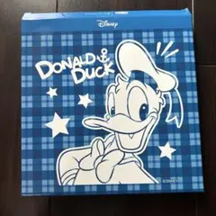 ディズニー ドナルドダック ハンドタオル チェック柄　第一生命 非売品