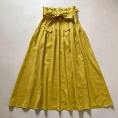 美品　ADORE アドーア　ドライレーヨンストレッチタックフレアースカートのサムネイル