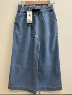 ★新品★PETIT BATEAU★ライトデニムワイドパンツ　８ans/128cm