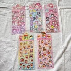 ホログラム　シール　マイメロ　クロミ　サンリオ　クレヨンしんちゃん　まとめ売り