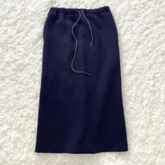 un number ポンチ ロング スカート タイト ウエストゴム ダンボール