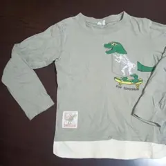 【とんぼ様専用】ブルーマート　Tシャツ　ロンT　長袖Tシャツ　恐竜　130