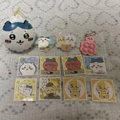 【11点セット】ちいかわ　シール　クリップ　キーホルダー　ハチワレ　うさぎ