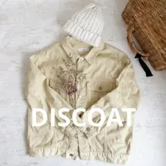 DISCOAT ディスコート　Gジャン　ライムイエロー　ジャンパー