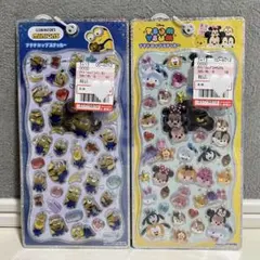 ディズニー　ミニオン　ツムツム　プチドロ　セット