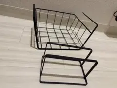 メタルワイヤー収納バスケットセット