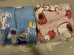 SNOOPY Flannel Blanket 2枚セット
