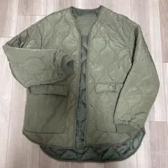 ザラ　ZARAオリーブグリーン キルティングジャケット