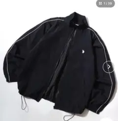 U.S. POLO ASSN./オーバーサイズ ナイロン トラックジャケット