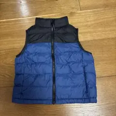 UNIQLO　ダウンベスト　120cm　ユニクロ　ブルー×ブラック