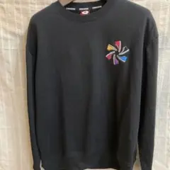 CONVERSE ブラック クルーネック トレーナー スウェット 値下げ