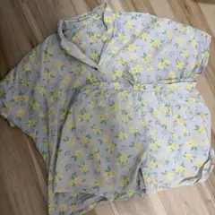 UNIQLO 花柄ルームウェア セットアップ Mサイズ