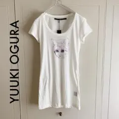 未使用品　YUUKI OGURA 3D猫プリント　Tシャツ