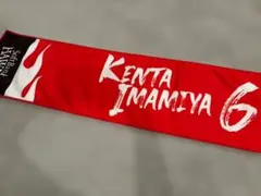 〖即日発送〗今宮選手 ソフトバンクホークス カチドキレッドタオルマフラー