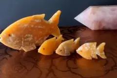 オレンジカルサイト魚置物セット♡ファミリー♡新品